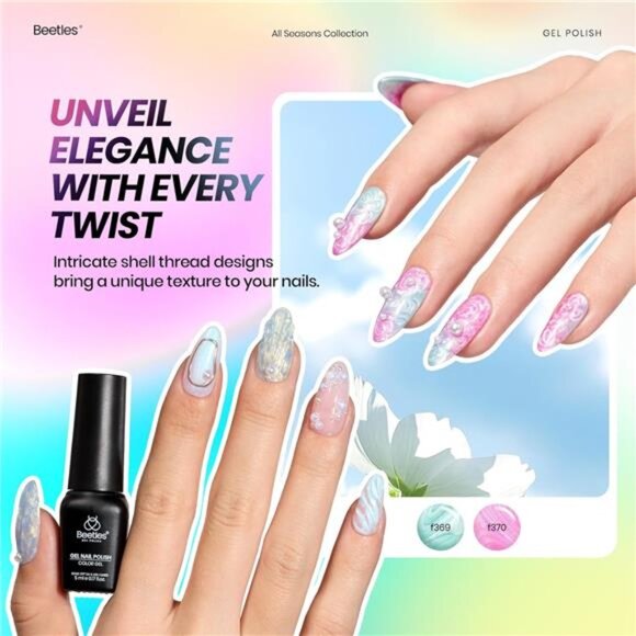 Gel Polish Set Cat Eye Gel Nail Polish Kit 48 Colors Jelly Glitter - Picture 3 of 7